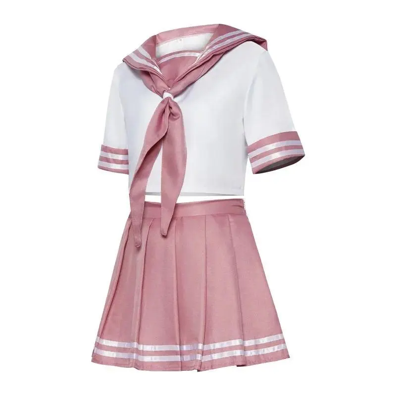 Anime Astolfo Cosplay Costumes Japanese Student School JK Uniforms Women Halloween Christmas Sailor Full Sets Party Costume