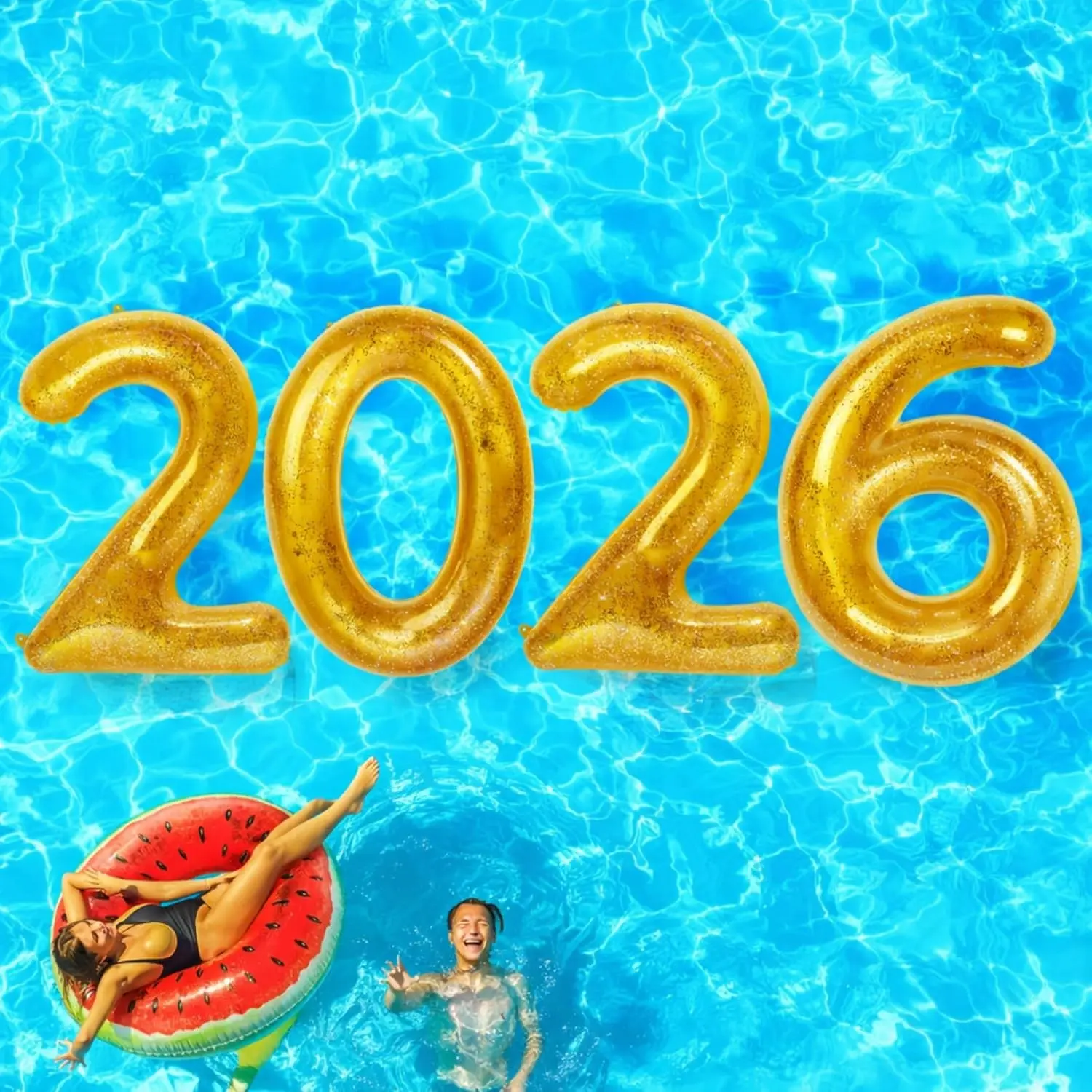 48" Huge Graduation Pool Float 2026 Grad Prom Inflatable Letter Giant Party Decorations Floating Numbers Letters for Pool Beach Class of 2026 Party Decor