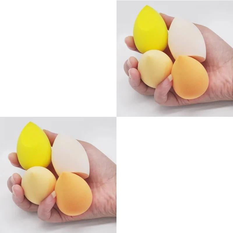 Multi-Color Makeup Sponge Set of 4, Dry Wet Use, Soft Blending, Suitable for Bb Cream, Foundation, Lotion, Universal Makeup Tool