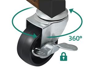 Yitahome Mobile Kitchen Island Cart with Power Outlet, 33 Inch Rolling Kitchen Cart with Storage, Small Serving Utility Carts on Wheels with Open Shelves for Kitchen,Dining Room