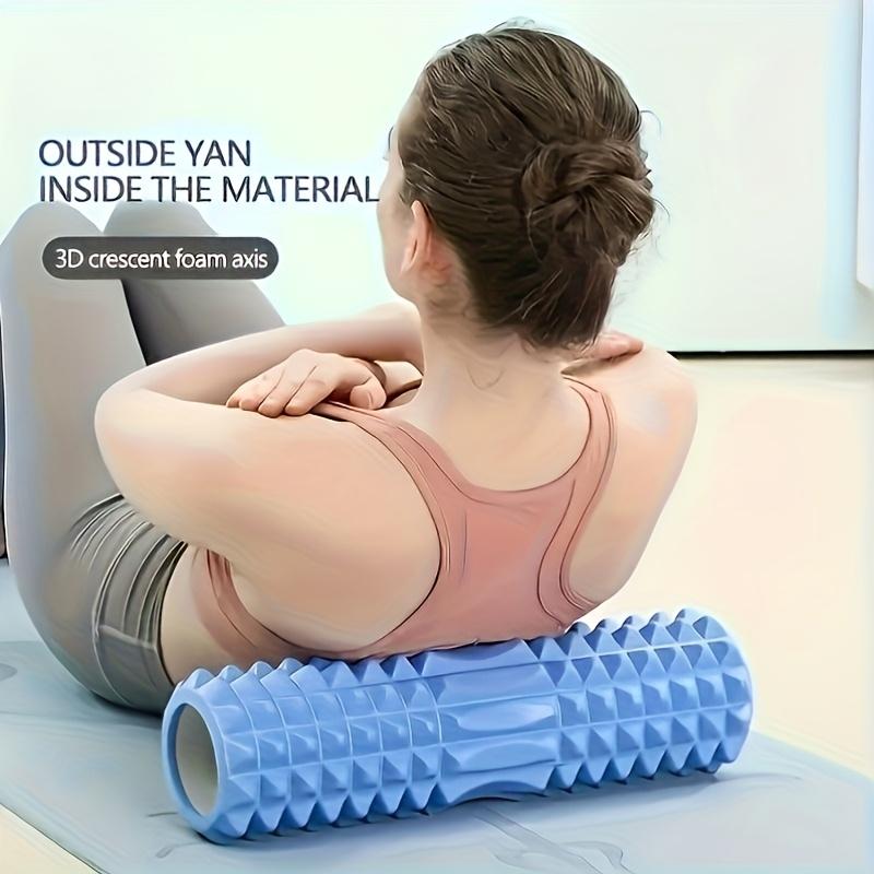 Foam roller - A muscle roller for deep back tissue massage to relieve back pain, a high-density back foam roller for relieving leg and arm back pain and muscle recovery