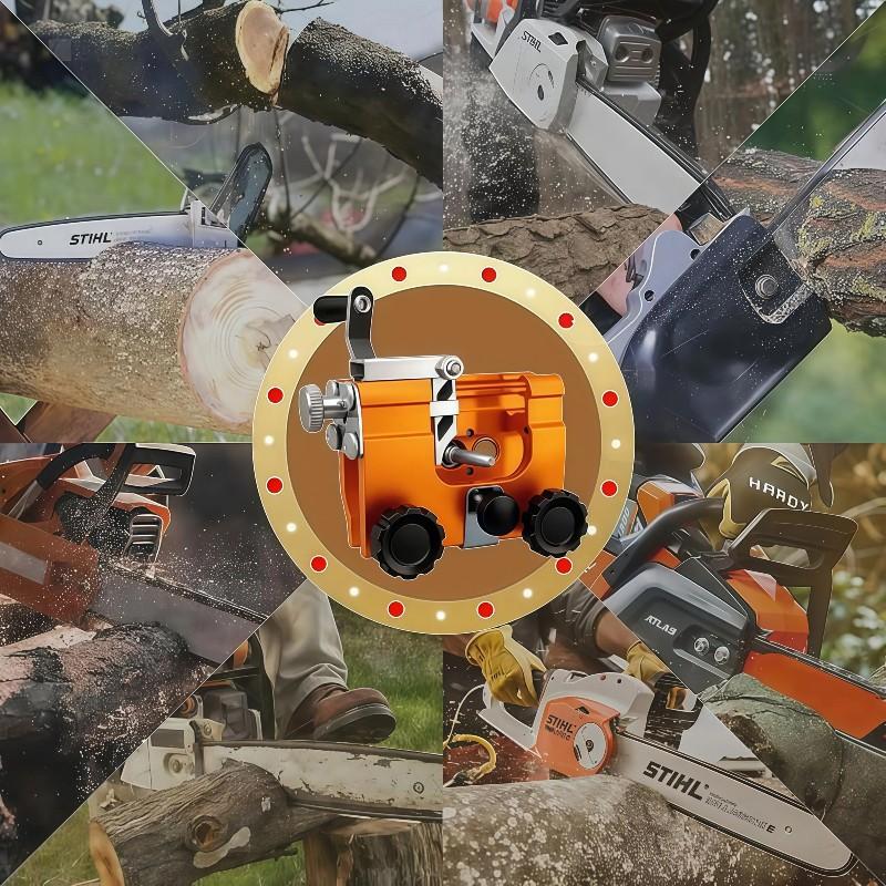 Portable Chainsaw Sharpener Kit, Suitable for Various Chainsaws, Durable Design, Easy-To-Use Sharpening Tool, Perfect Gift Idea
