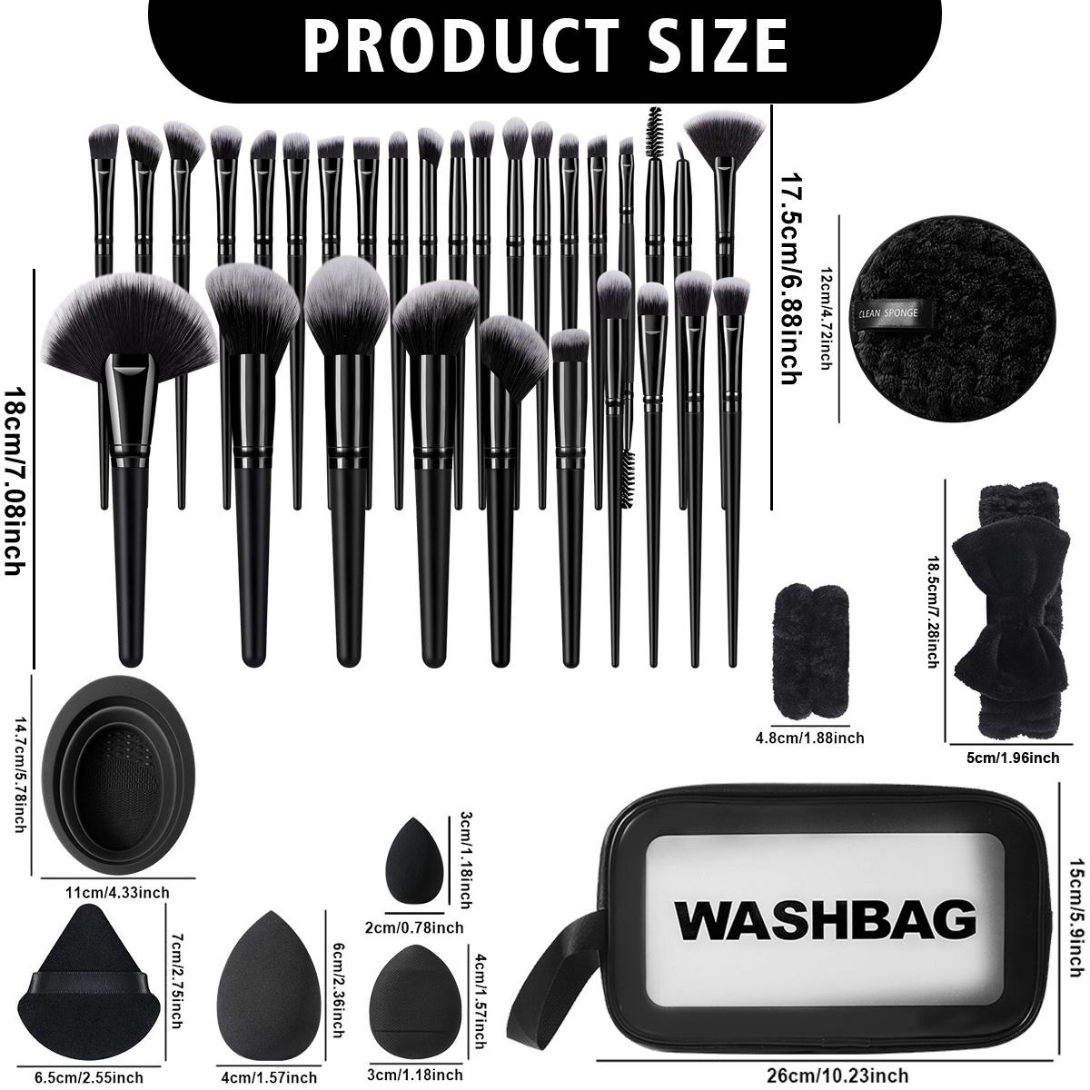 Best-Selling 56-Piece Women's Makeup Set Includes Makeup Brushes, Beauty Sponges, Wash Bag, Perfect Makeup Look, Makeup Brush Kit