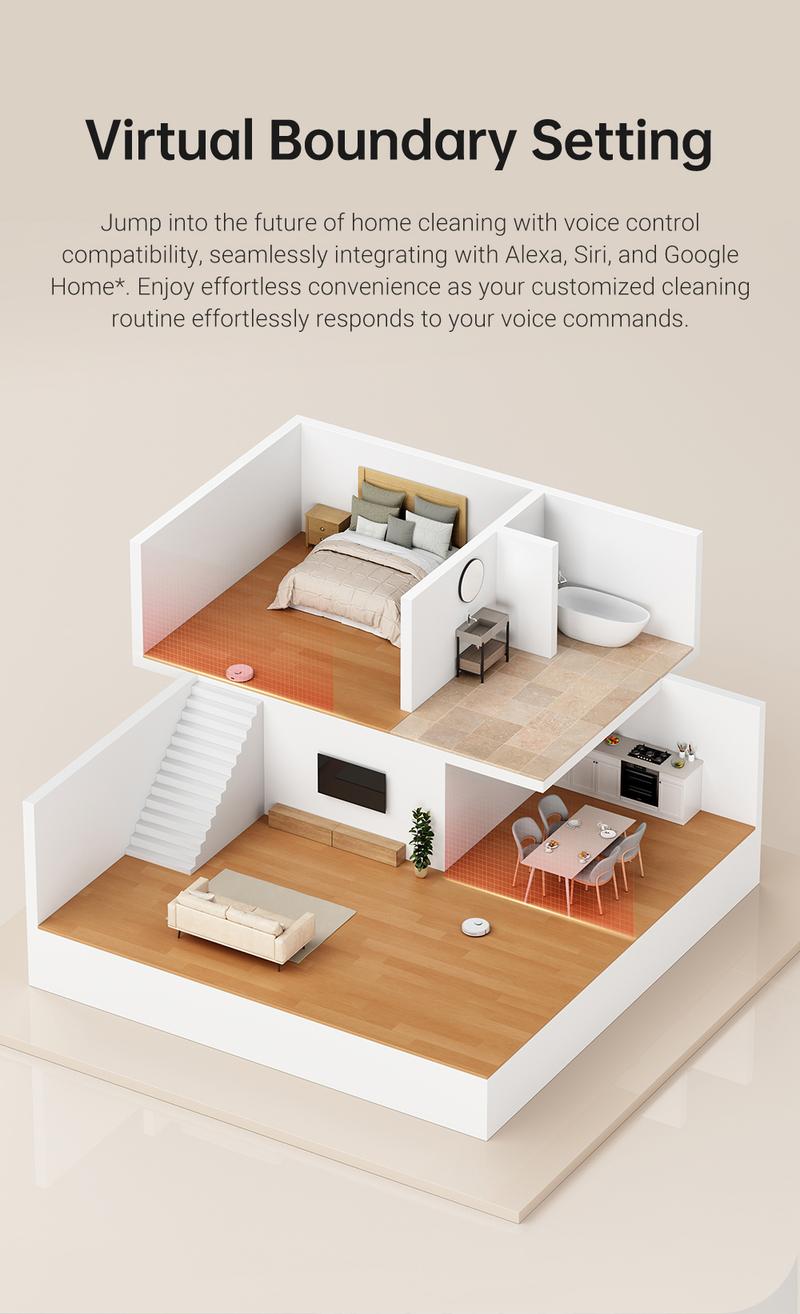 DREAME D10 Plus Gen 2 Robot Vacuum and Mop with Self-Emptying Base for 90 Days of Cleaning, 6000 Pa Suction and LiDAR Navigation, Obstacle Avoidance, Wi-Fi Connected