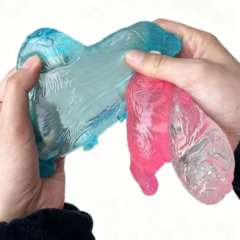 Squishy Antistress Orangutan Fidget Toys Elastic Stretchable Monkey Squeeze Toy Funny Gorilla Stress Relief Toy for Adults Gift