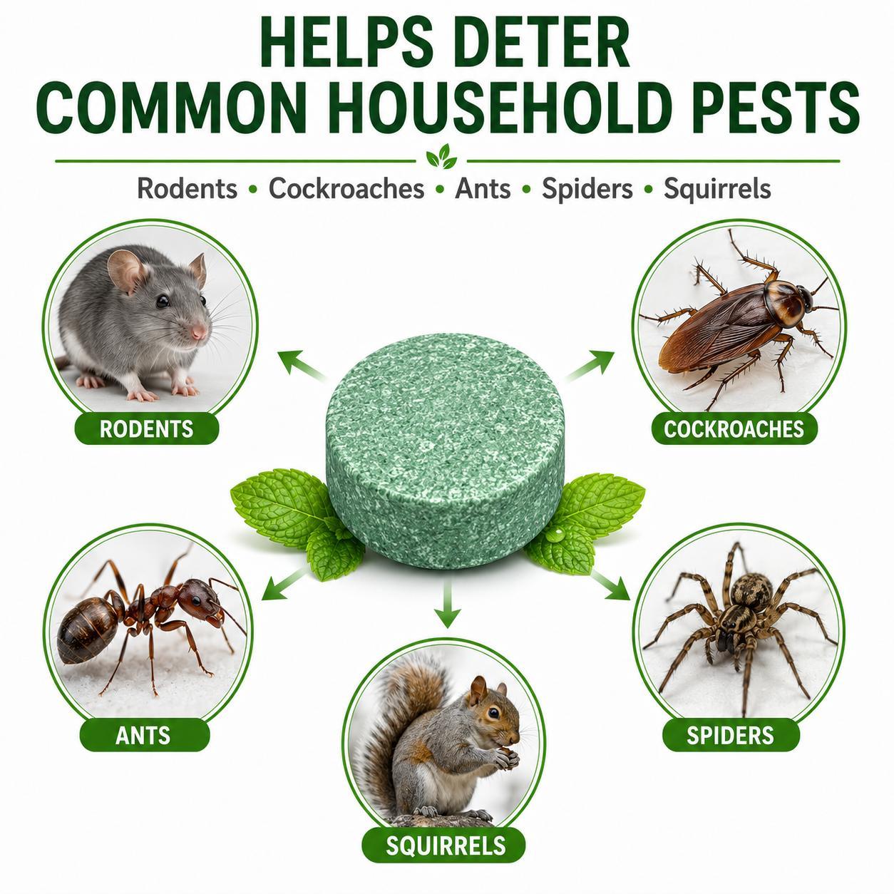Rodent Repellent Peppermint Oil Mouse Repellent Fast Acting All-in-One Formula Deters Rats Mice Ants Eco-Friendly Cost-Effective User-Friendly Long Lasting