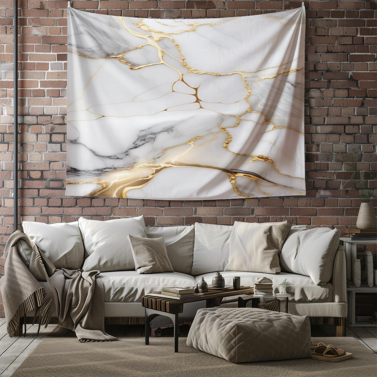 Marble Print Tapestry, Multiple Styles, Luxury Minimalist, Soft Lightweight Durable, Wall Hanging Decor for Bedroom Living Room, Suitable for All People, Ideal Gift Choice