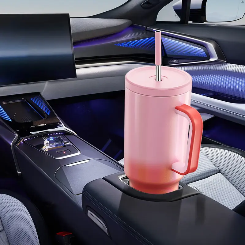 Product Introduction of 40oz Vacuum Flask, Vacuum Insulated Tumbler, Stainless Steel Water Bottle with Handle, Large Capacity Drinking Cup for Home Office Outdoor Camping 29