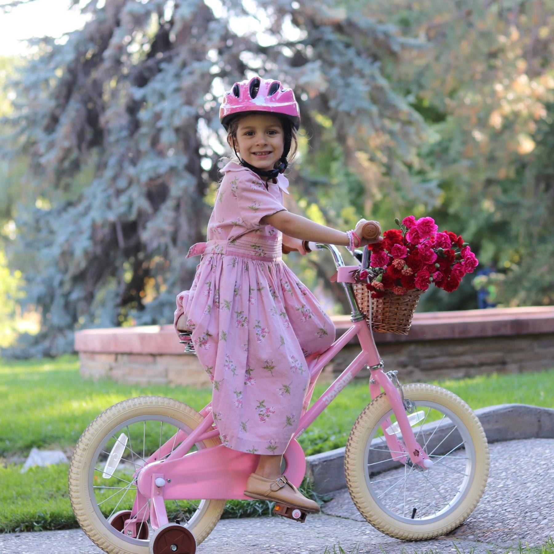 JOYSTAR 12-20 inch Girls Bike 4-12 Years Old Toddlers Kids Bike with Training Wheels & Basket Kickstand JOYSTAR 12-20 inch Girls Bike 4-12 Years Old Toddlers Kids Bike with Training Wheels & Basket Kickstand