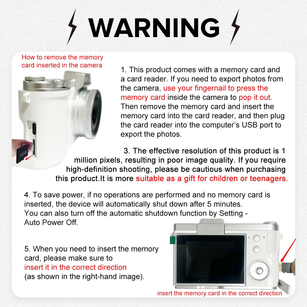 Retro Camera With Memory Card, Digital Cam For Student Camera, Handheld Camera With Flip Screen, Portable Camera Back-To-School Gift, Christmas & New Year Present, Cute Camera Beginner Friendly Retro Camera With Memory Card, Digital Cam For Student Camera, Handheld Camera With Flip Screen, Portable Camera Back-To-School Gift, Christmas & New Year Present, Cute Camera Beginner Friendly