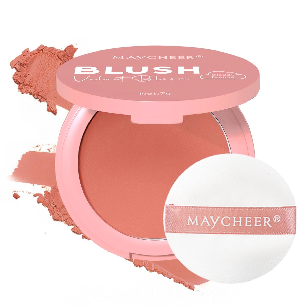 Matte Highlighter Blush Powder, Natural Makeup Effect, Long-Lasting, Fade-Resistant, Brightens Skin Tone, Perfect for Everyday Use