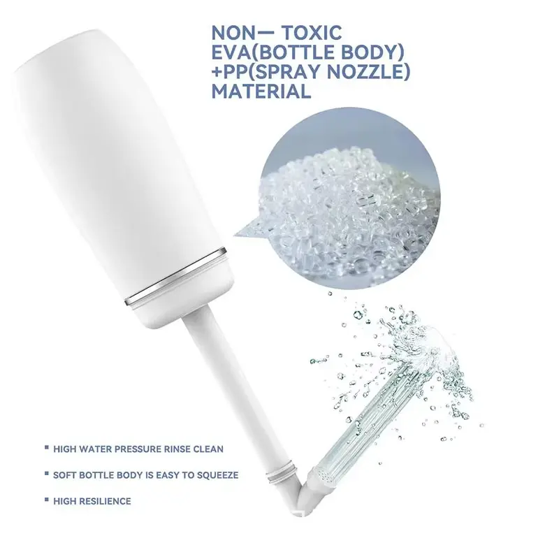 Portable Travel Peri Bottle, Reusable Handheld Bidet Cleaner, Handheld Bidet Sprayer, Adjustable Nozzle, High Pressure Gentle Rinse, for Postnatal, Baby, Feminine Care, Camping Portable Travel Peri Bottle, Reusable Handheld Bidet Cleaner, Handheld Bidet Sprayer, Adjustable Nozzle, High Pressure Gentle Rinse, for Postnatal, Baby, Feminine Care, Camping
