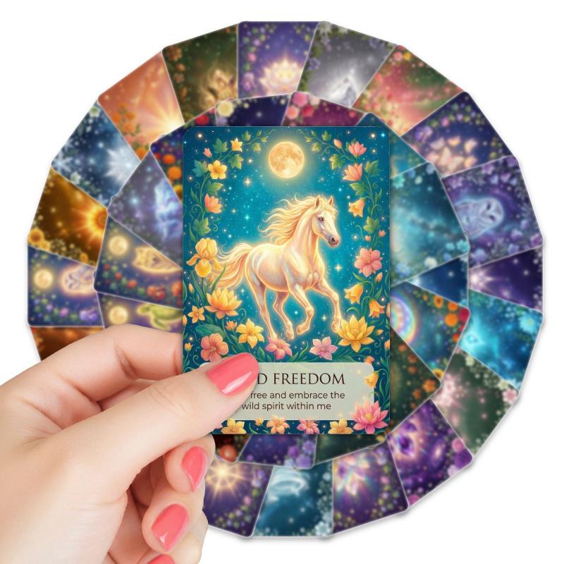 New 36-sheet Mysterious Natural Healing Dark Card for Spiritual and Spiritual Growth, Positive Energy Gift Text Card