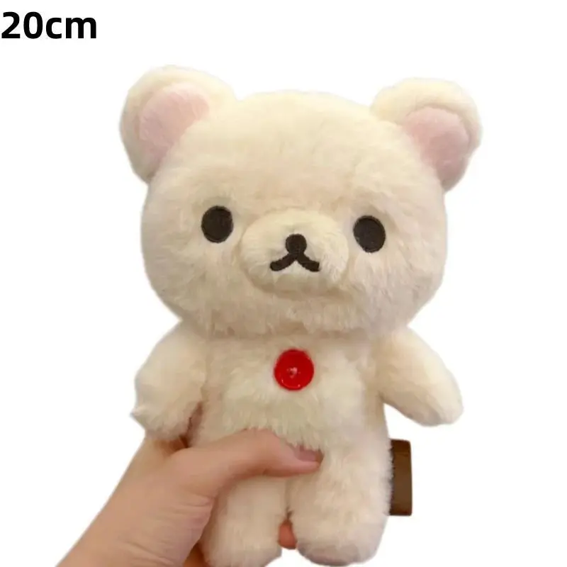 20-50cm Rilakkuma Plush Pillow Doll Long Haired Sakura Bear Kawaii Home Decor Cartoon Cute Stuffed Animal Kids Xmas Gift