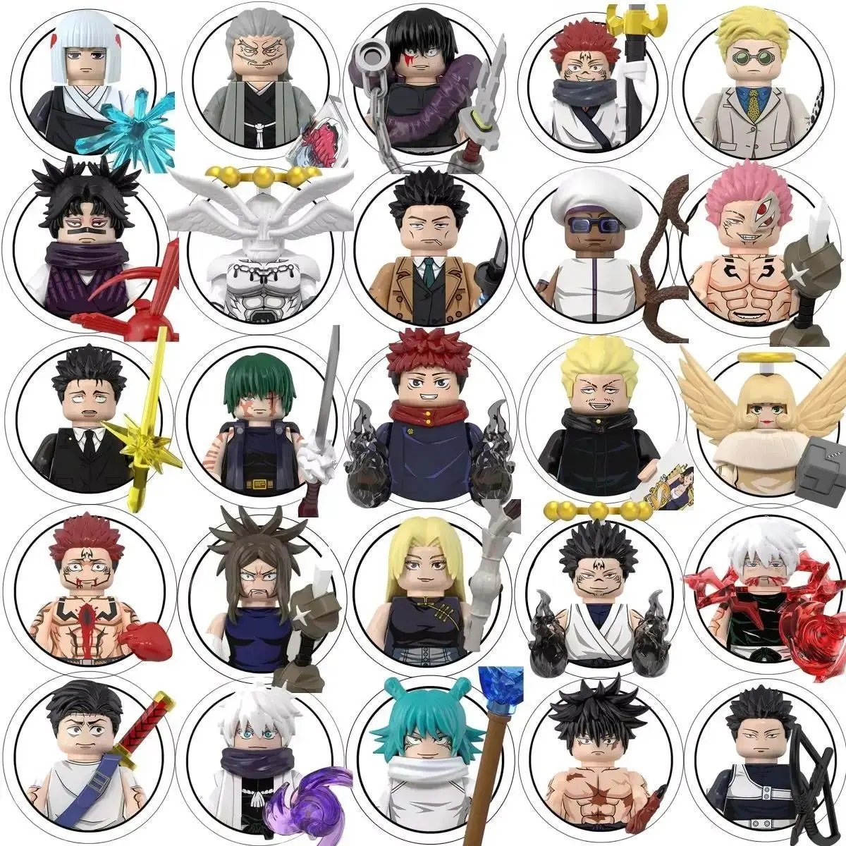 2026 popular building block toys WM6200 WM6201 WM6202 WM6140 WM6139 Jujutsu Kaisen Building Blocks Mini Action Figure Itadori Yuji Gojo Satoru Ryomen Gifts Toys