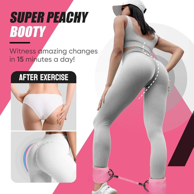 3PCS Ankle Resistance Bands, Ankle Bands for Working Out with Cuffs, Ankle Resistance Band, Glutes Workout Equipment, Butt Exercise Equipment for Women Legs and Glutes