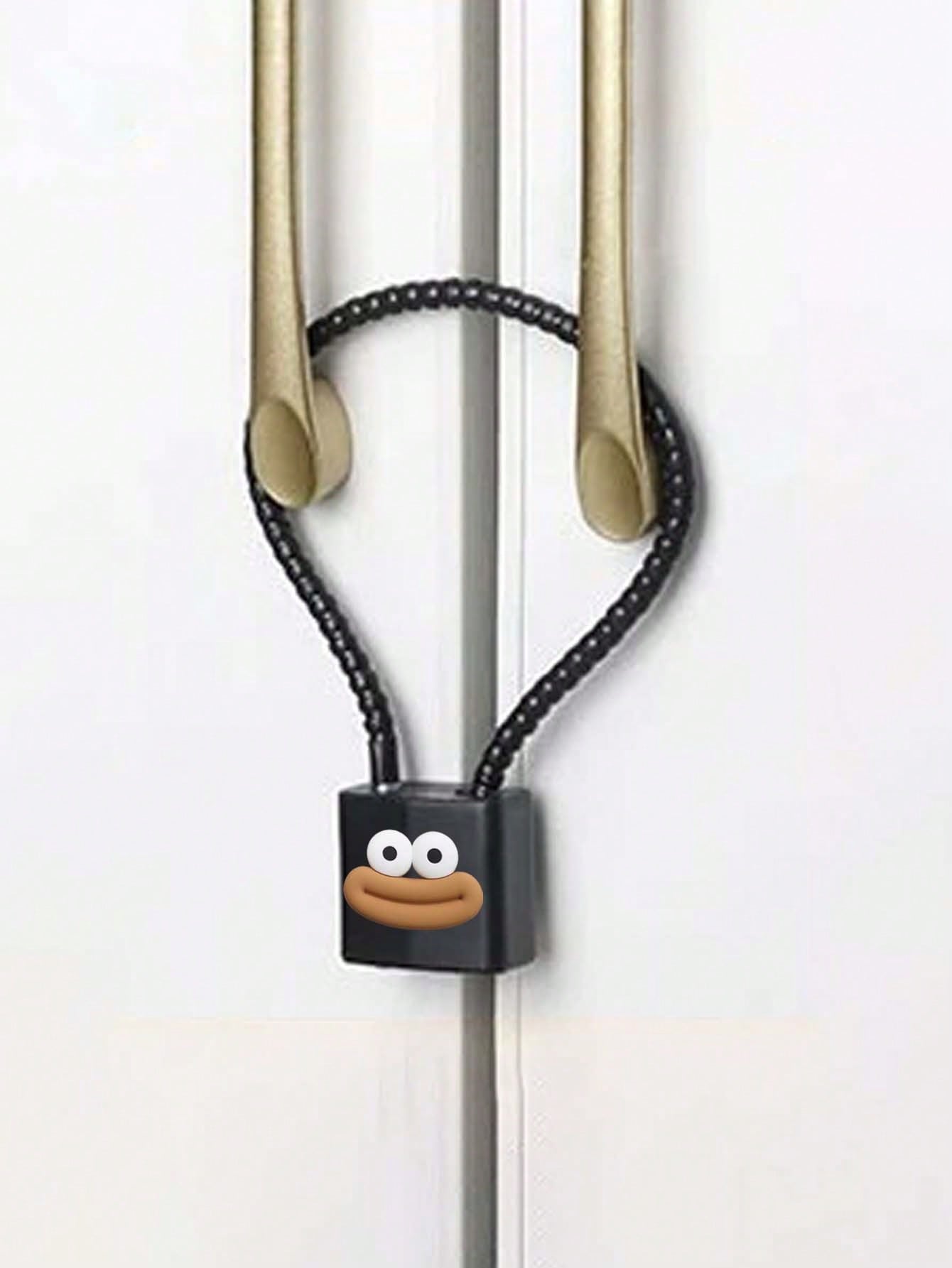Cute Lips Pattern Cable Stainless Steel Padlock, Mini Anti-Theft Travel Lock for Luggage Backpack Gym Locker Cabinet, Multipurpose Security Lock, Ideal Back to School Travel Birthday Holiday Gift for Students Teachers Friends