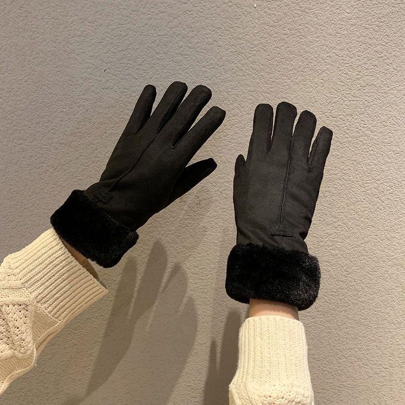 Autumn Winter Deer Skin Gloves, Soft Non-Slip Fine Touch, Screen Touch Sensitive, Versatile Daily Use, Comfortable and Stylish