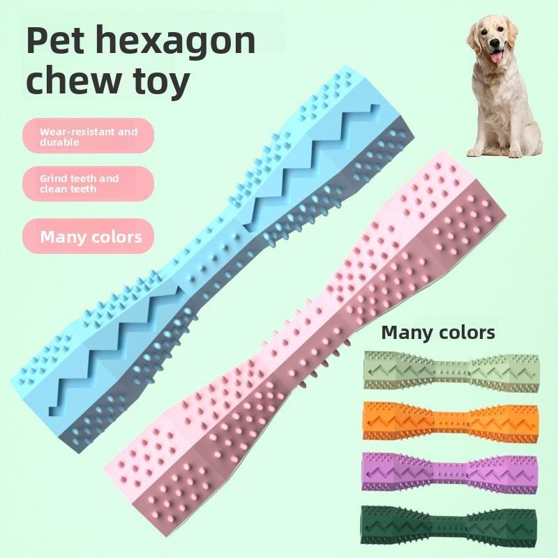 Pet Supplies Dog Chew Toy, Biting Cleaning Teeth Leakage Toy, Interactive Training Durable Pet Toothbrush Stick