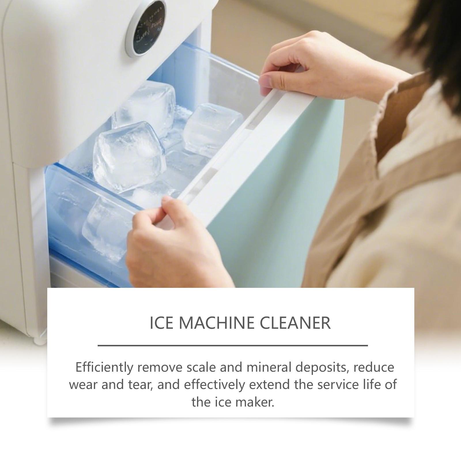Ice Maker Cleaning Tablets, Deep Clean Deodorize Care Ice Maker Cleaner, Home Use, Removes Limescale Odor, Ca Prop 65 Compliant