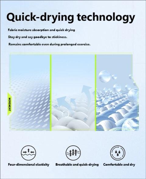 Men's Breathable Quick Drying Sports Tee Regular Fit Casual Short Sleeve T-shirt for Gym Workout Running Men's Sportswear for Summer