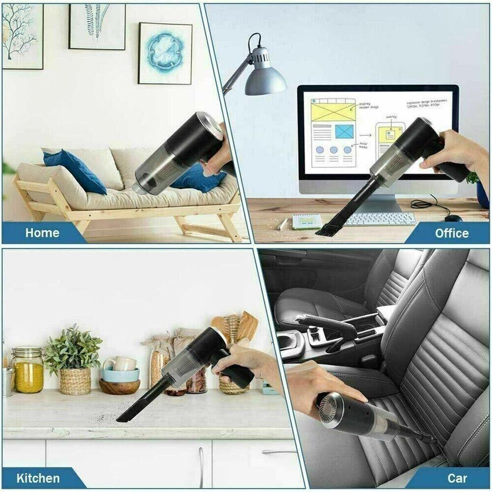 Mini Portable Car Vacuum Cleaner, High-Power Cordless Rechargeable Auto Vacuum with Multi-Function Suction and Blowing, Ideal for Home, Office and Pet Care, Car Cleaning Supplies Mini Portable Car Vacuum Cleaner, High-Power Cordless Rechargeable Auto Vacuum with Multi-Function Suction and Blowing, Ideal for Home, Office and Pet Care, Car Cleaning Supplies