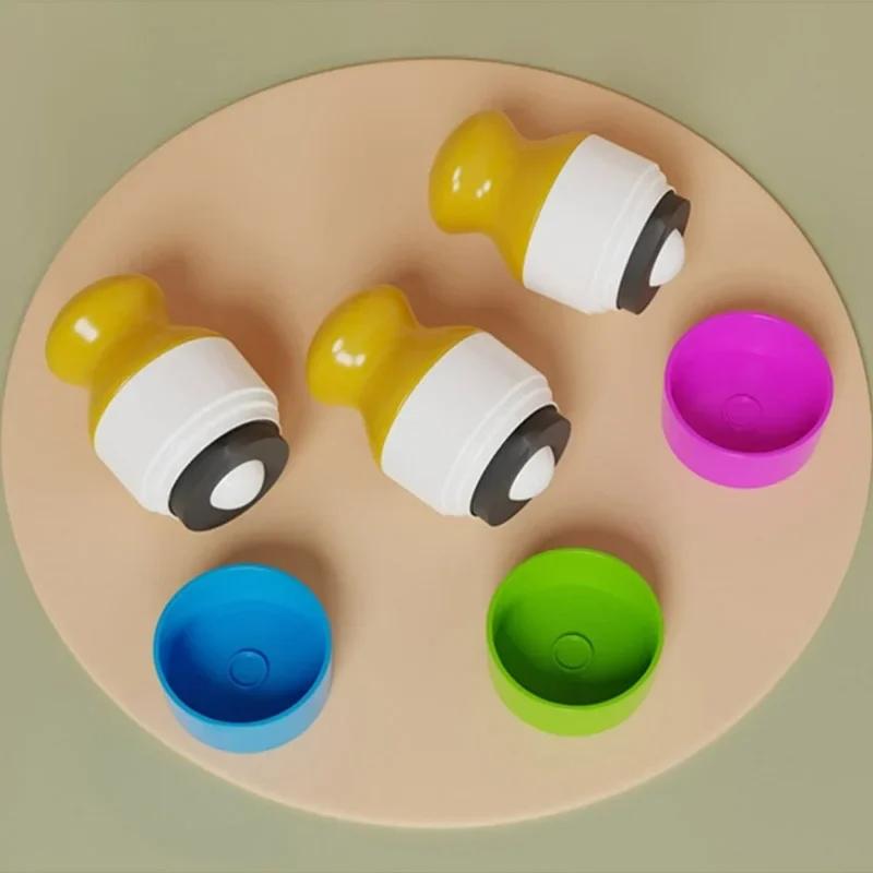 Portable Sunscreen Applicator, Refillable Sunscreen Sponge Roller Applicator, Easy Apply Lotion Tool for Travel & Outdoor Skincare, Facial Care Tool