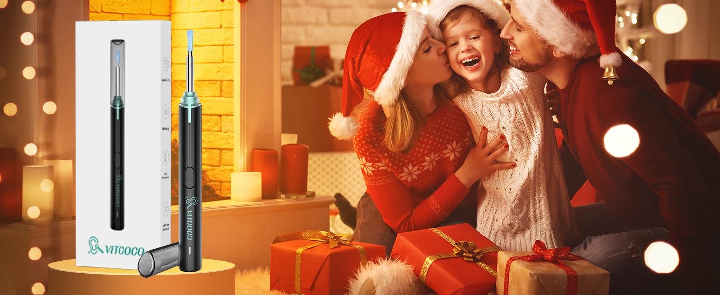 [Visual Ear Pick] Visual Ear Pick with Camera And Light | 6 Ear Spoon Covers, 8pcs Ear Spoon Set for Earwax Removal Tool, Safe And Comfortable Cleaning Ears, Suitable for All Mobile Phones