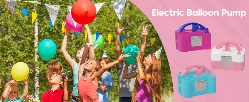 PULIDIKI Electric Air Balloon Pump Stocking Stuffers for Adults Teens  Men Women 110V 600W Portable Dual Nozzle Inflator for Party Decorations Gifts and Balloons Birthday Wedding Design Kit Smooth Christmas Gifts