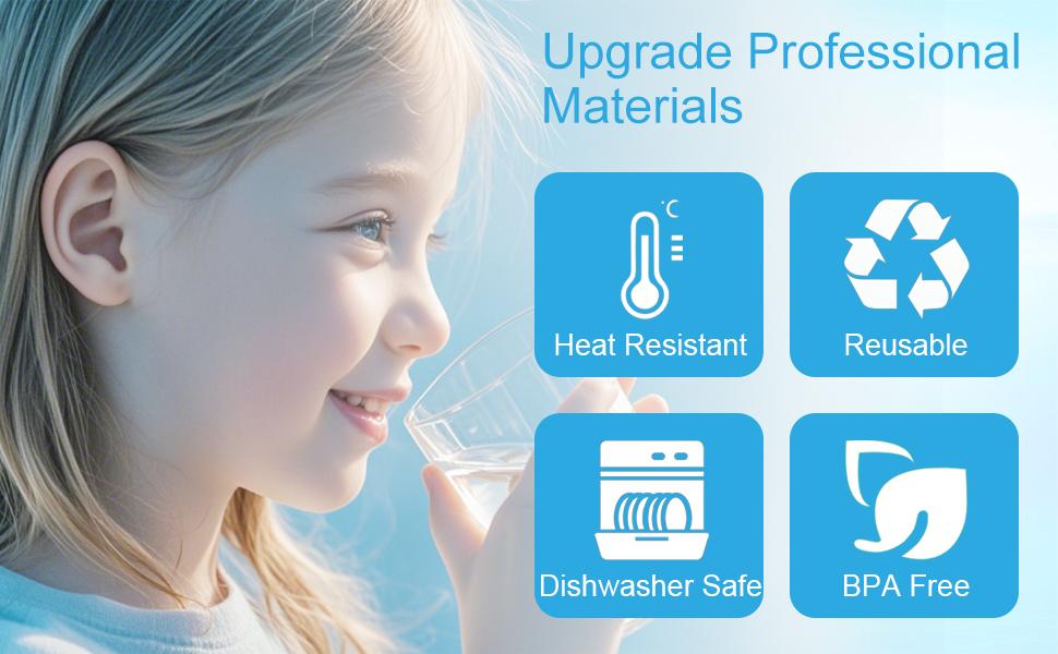 5 PCS 3 & 5 Gallon Water Jug Cap, Upgrade Reusable Replacement Caps, Non Spill Lids for 55mm Water Bottle