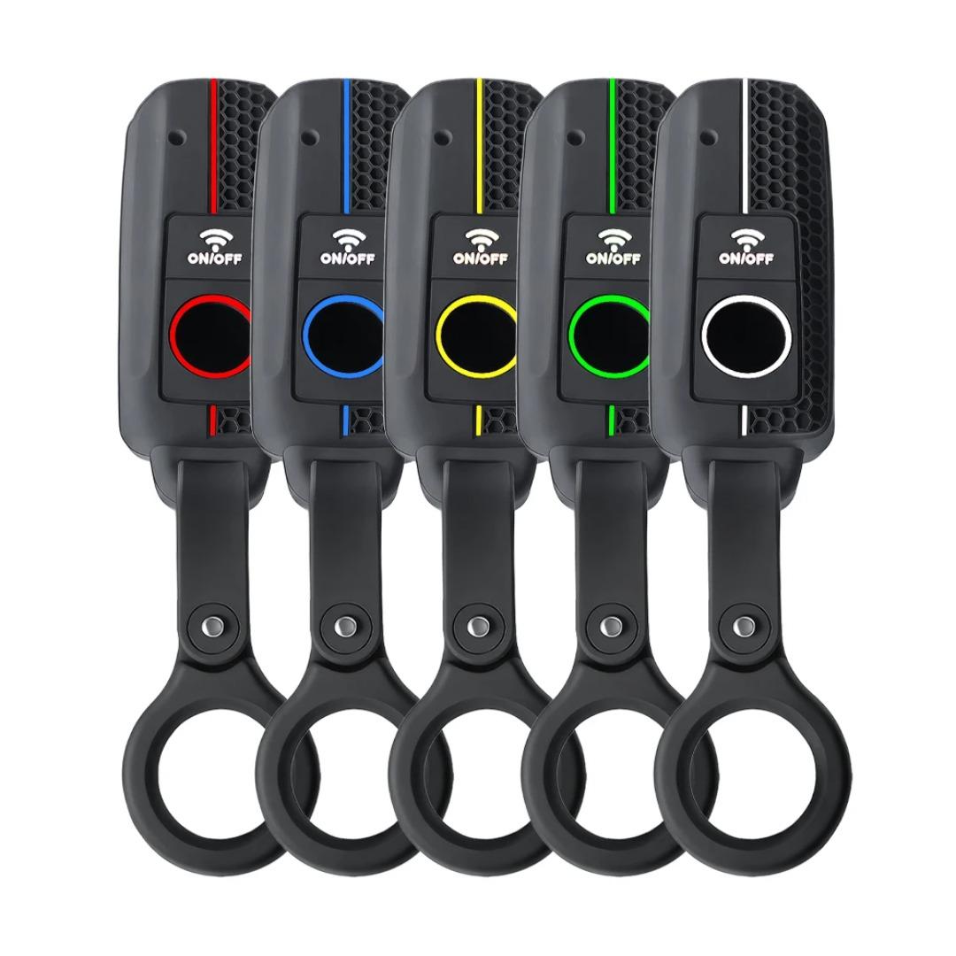 Silicone Key Cover for Yamaha TMAX530/560DX SX 17-25 Models Custom Keychain Vintage Style Motorcycle Key Holder