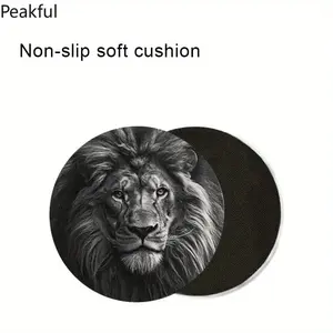 2-packs Car interior accessories | Viral leather car cup coasters with slip-proof & splash-proof design |Premium leather soaks up spills fast, easy to wipe and clean, durable for long use, ideal for daily commuting, family vehicles and regular driving