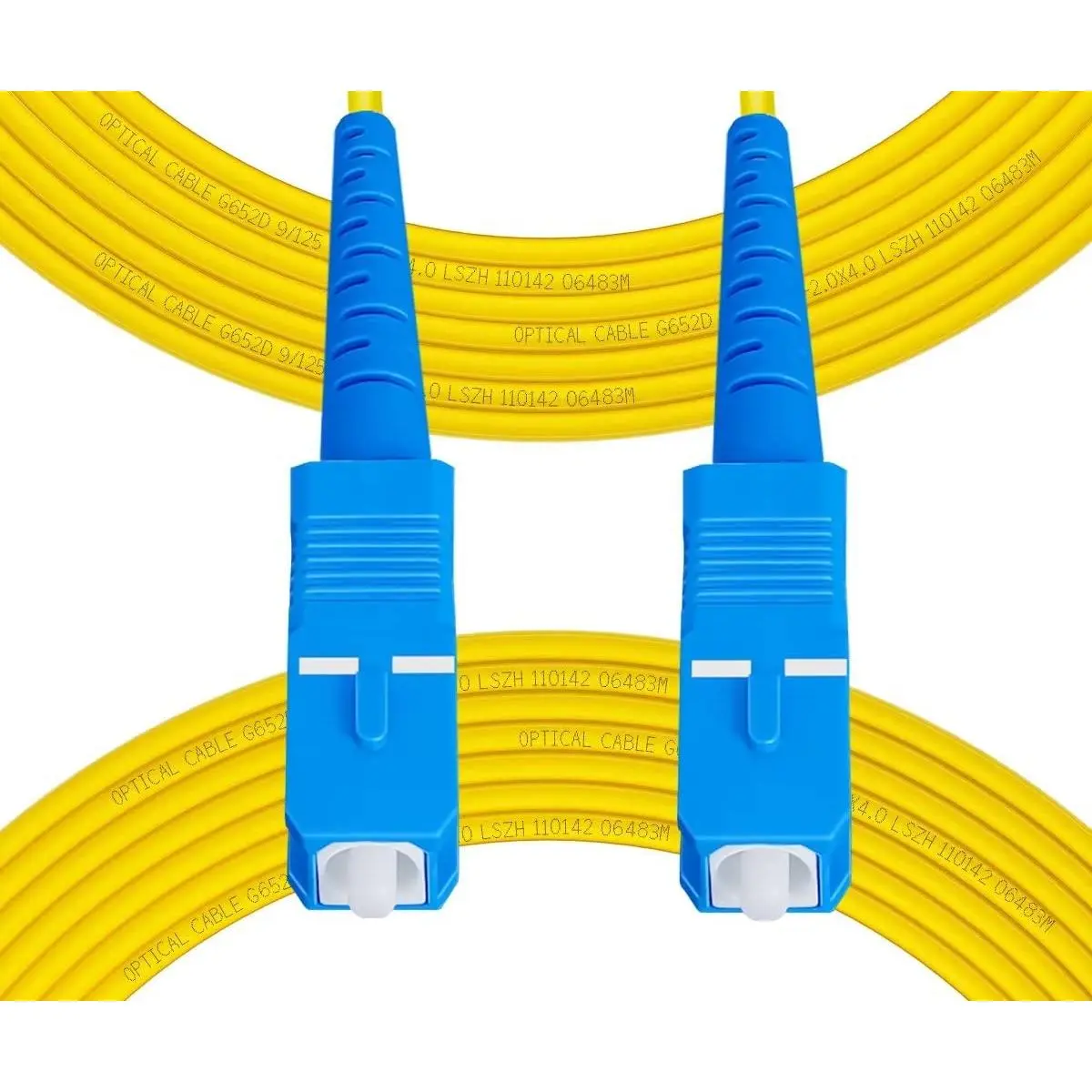 SC to SC OS2 Fiber Optic  Single Mode Simplex, 5m(16ft)