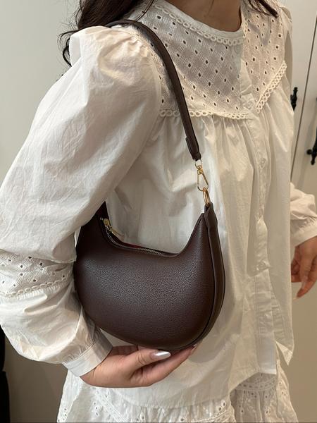 Women's Elegant, Cute Sailor Handbag with Zipper Closure, Fashionable Crescent Bag, Daily Use Crossbody Bag, Half Moon Bag