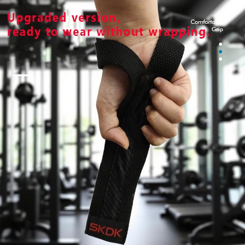 New no-wrap deadlift straps, super easy to use and carry. Perfect for deadlifts, pull-ups, and rows!