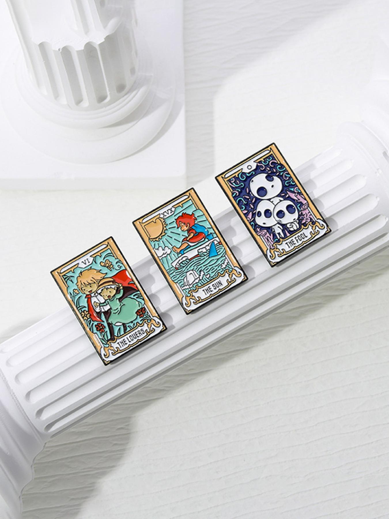 8 Piece Set Cartoon Anime Peripheral Enamel Pins Decor Pins Durable Metal Pins Classic Animation Character Alloy Brooches Lapel Backpack Badge Fashion Jewelry Accessories Gifts for Friends