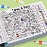 Kids Hidden Object Coloring Book with 100+ Find-and-Color Pages, Varied Pages, Fun, Interactive Search Seek-and-Color Activity Workbook for School, Home and Travel, Colouring Activity Book