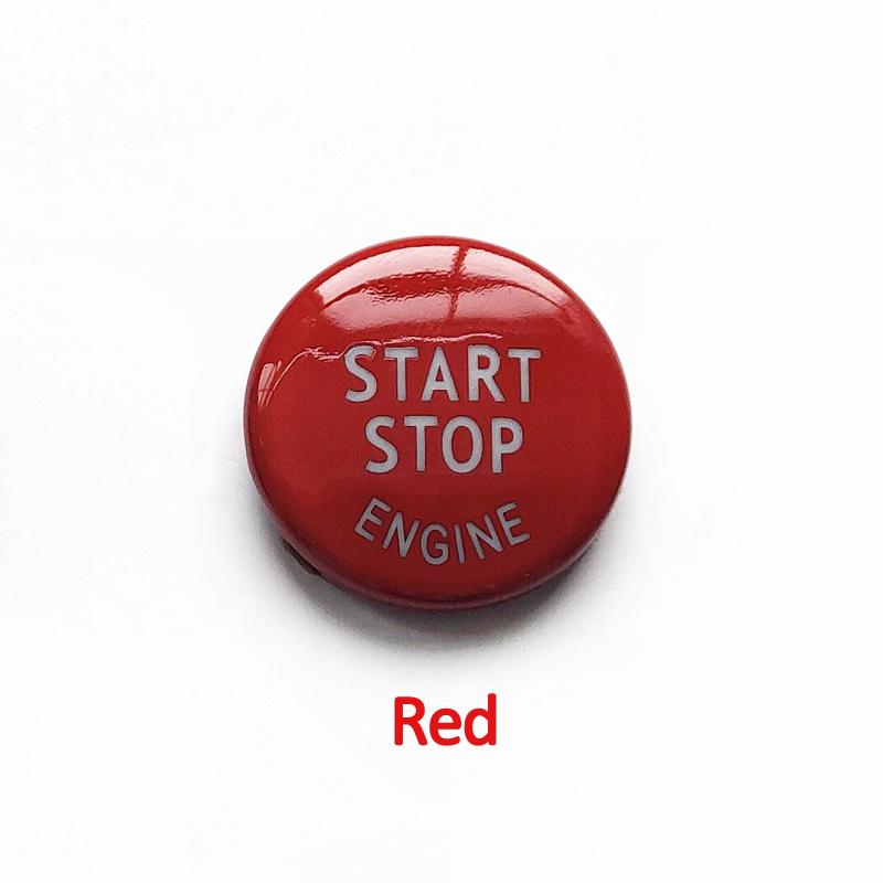 Car Engine Ignition Start Stop Switch Push Button Trim Cover for BMW 3/5 Series X1 X5 X6 E70 E71 E90 E91 E92  E93 E84 E60 320i 323i 325i Replace Accessories Car Interior Decor