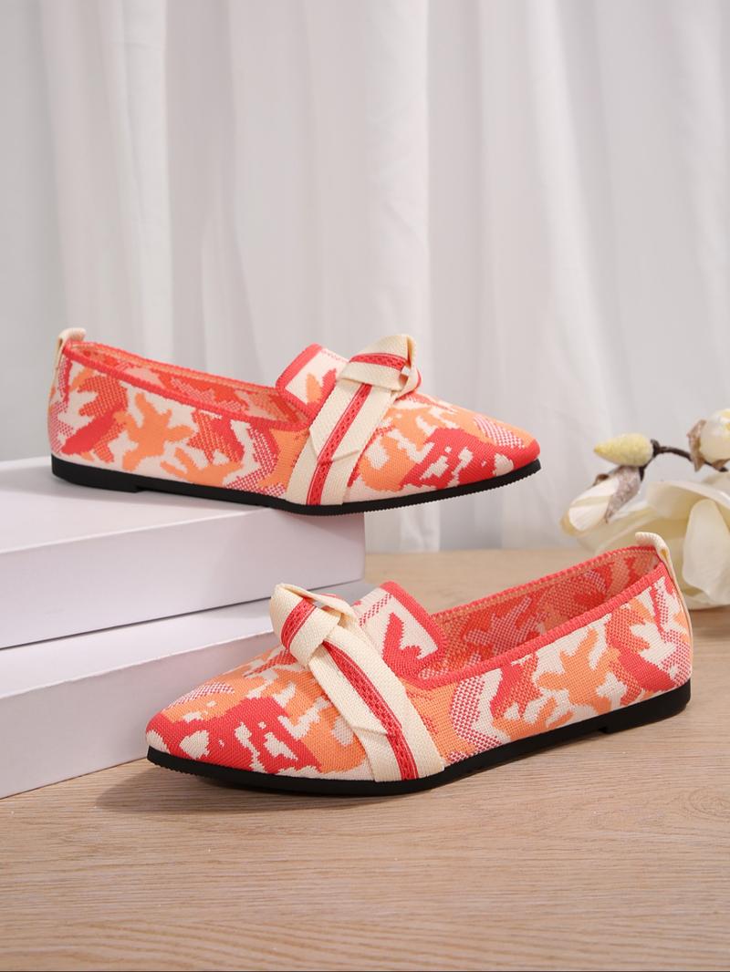 Women's Fashionable Plain Color Ballet Flats, Scandinavian Ballet Flats, Casual Comfortable Flat Shoes for Daily Wear, Lightweight Breathable Shoes for Women & Girls, Running