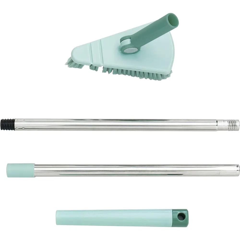 Stiff Bristle Shower Brush, Removable Cleaning Brush with Long Handle, Home Essentials Professional Cleaning Tool for Bathroom & Kitchen & Balcony, Floor Cleaning Supplies 2024 Rug Cleaning, Summer Gift