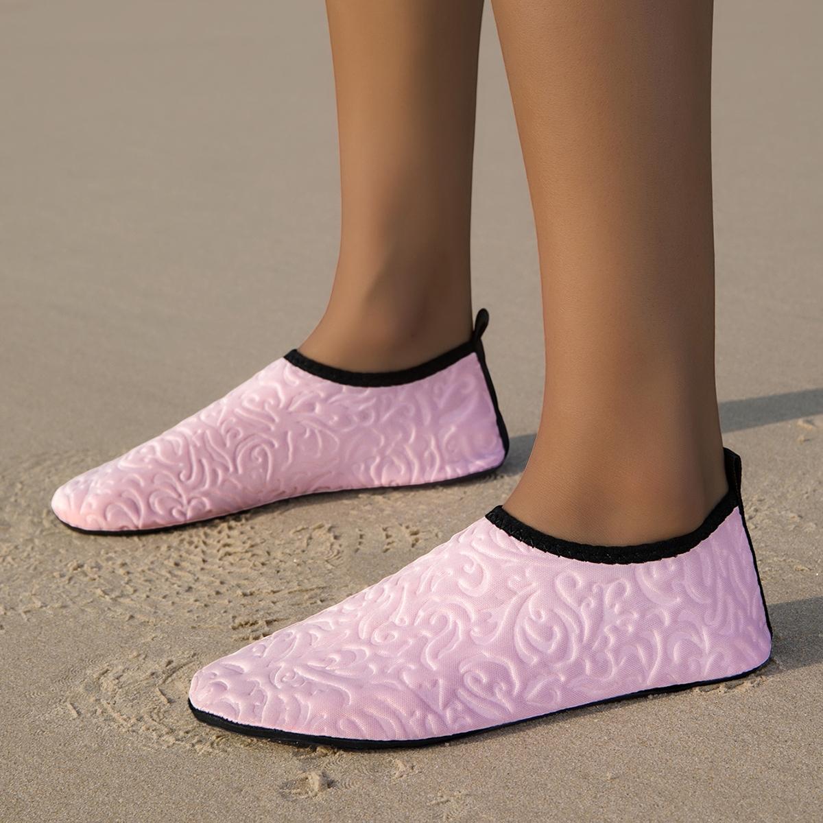 Unisex Springbreak Indoor Barefootshoes Easy-On Yoga Shoes Women Barefootshoes Foldable Water Shoes Breathable Gymshoes, Men Quick-Dry Beach Shoes, Couples' Style