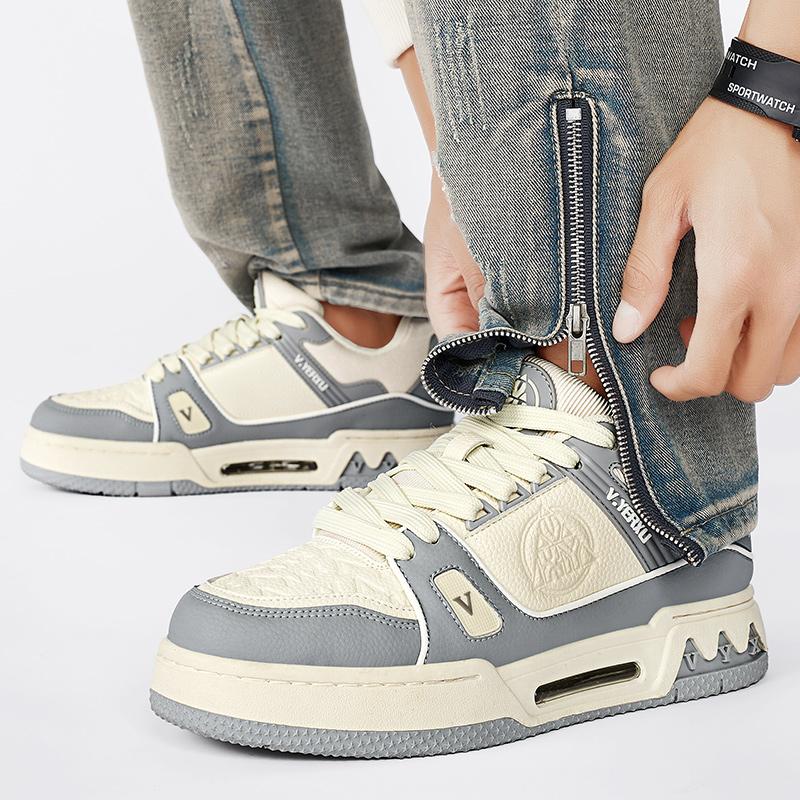 Bdhjydb Unisex Classic Low-Top Sneakers - PU Leather Lace-Up Athletic Casual Shoes with Synthetic Fabric, PU Sole for All-Seasons Comfort, Athletic Casual Sneakers