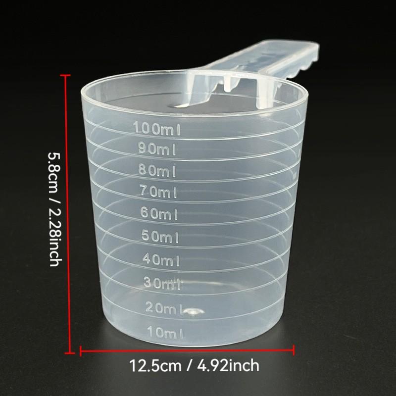 Plastic Measuring Spoon 100ML, Multifunctional Kitchen Tool, Ideal for Cooking & Baking Supplies, Durable Plastic Material