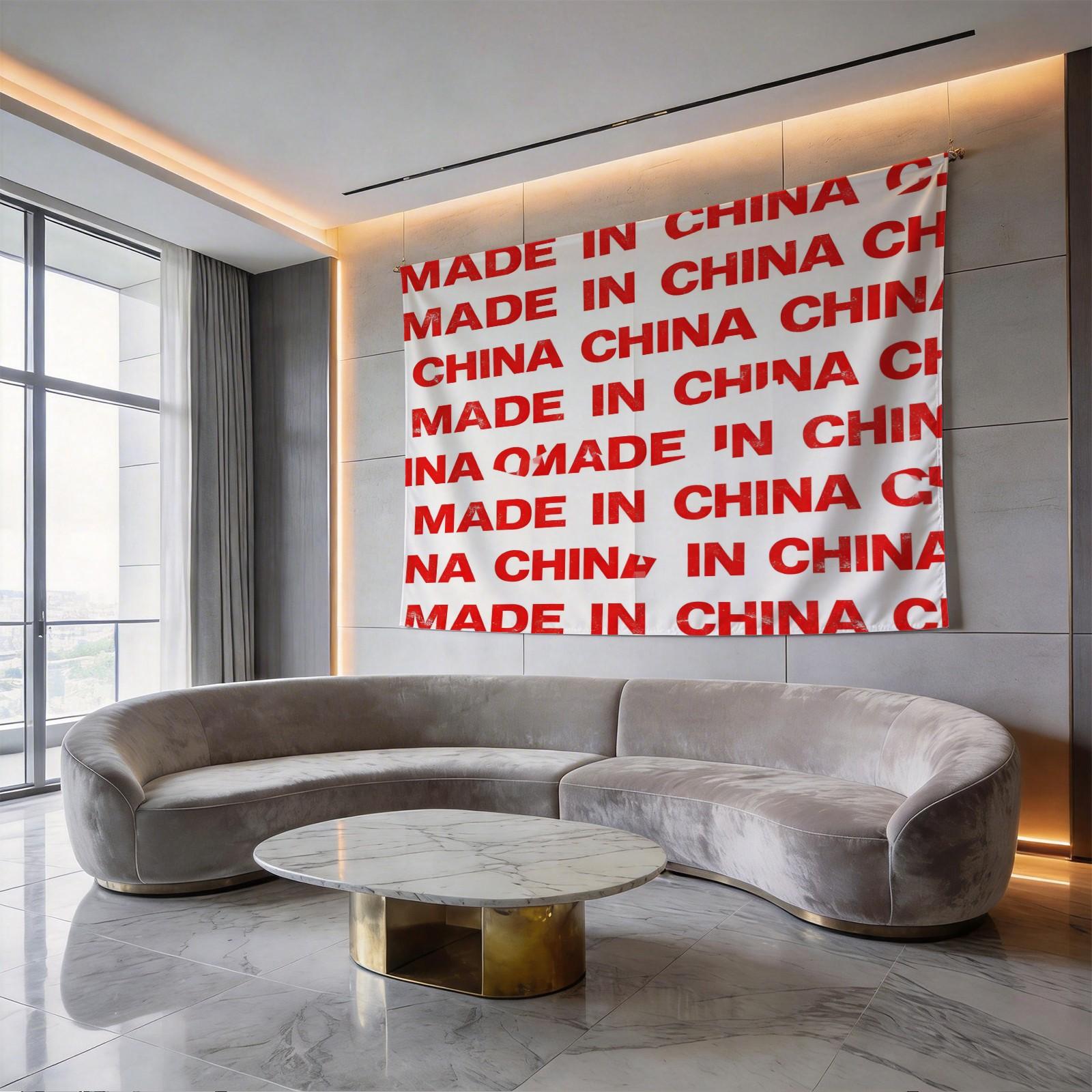 1 Piece Red Letter Themed Printed Decorative Tapestry, HD Digital Printing Wall Hanging Tapestry, Fadeless Polyester All-Season Multi-Purpose Tapestry for Bedroom Living Room & Dorm, Easy to Hang & Machine Washable