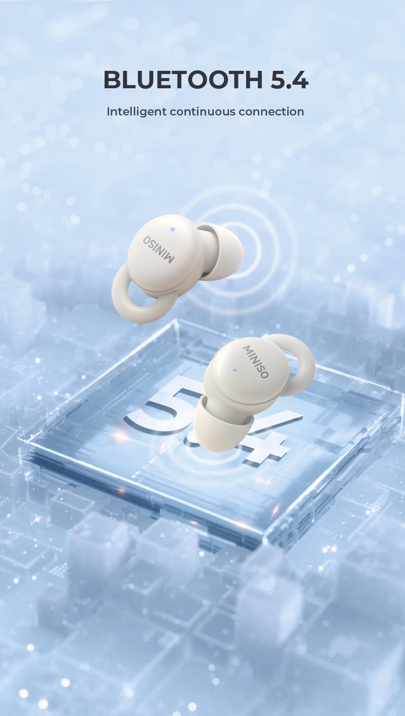MINISO Mini Invisible Headphones Bluetooth 5.4 True Wireless In-Ear Earphones sport Audio Earbud audifonos bluetooth wireless headphones noise cancelling headphones gamingheadset