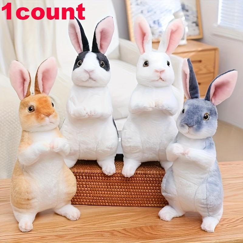 Cute Rabbit Plush Toy, Colors, Soft Stuffed Animal, Perfect Birthday Gift & Easter Decoration