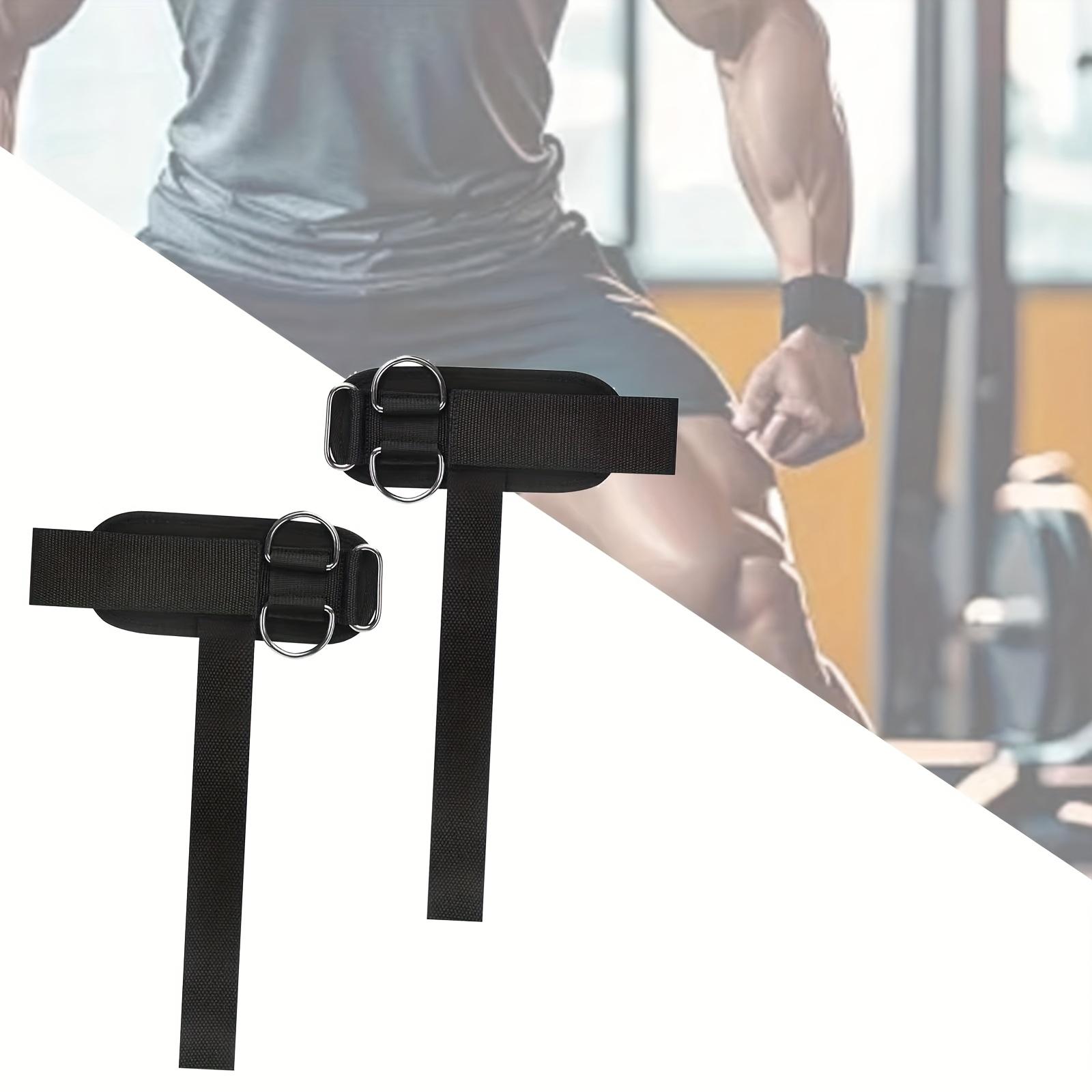Weightlifting Assistance Ankle Strap, Fitness Wrist Support, Bench Press Bar Pull-Up Back Pull Anti-Slip Grip Strength Enhancer