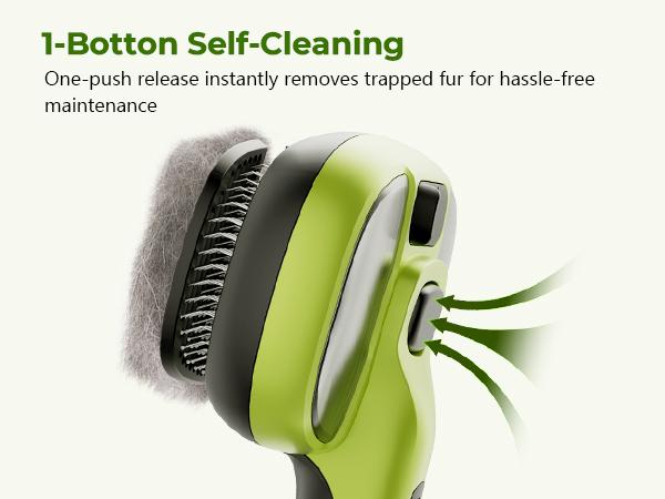 Pecute Pet Spray Hair Removal Brush for Cat/Dog – Deshedding & Grooming Tool, one button hair removal comb,deshedding vacuum brush, fur removal tool, grooming trimming tool