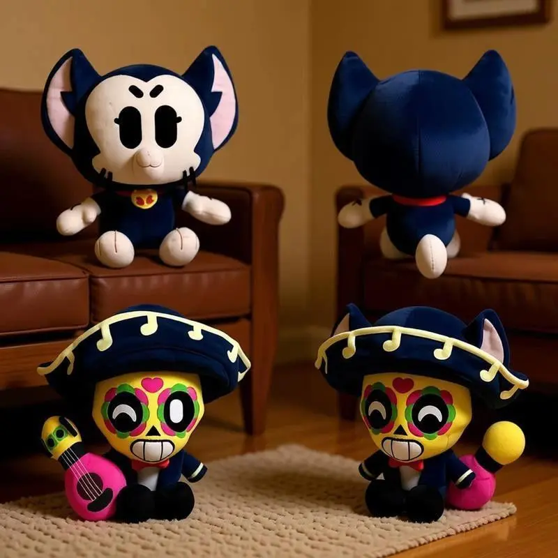 2026 hot item New Brawl Poco Kit Plush Toy Cute Cartoon Game Character Soft Stuffed Doll Room Decor Pillows Collectible Gift For Game Fans Popular toys