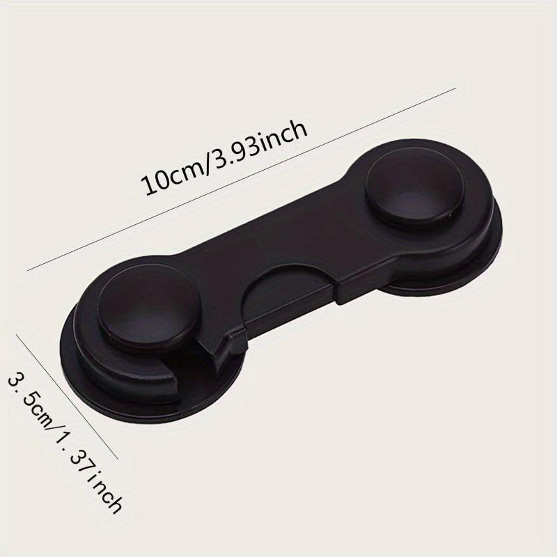 2pcs Multifunctional Industrial Science Safety Lock Safety Cabinet Drawer Door Buckle Home black Bathroom Refrigerator Lock, Freezer Lock